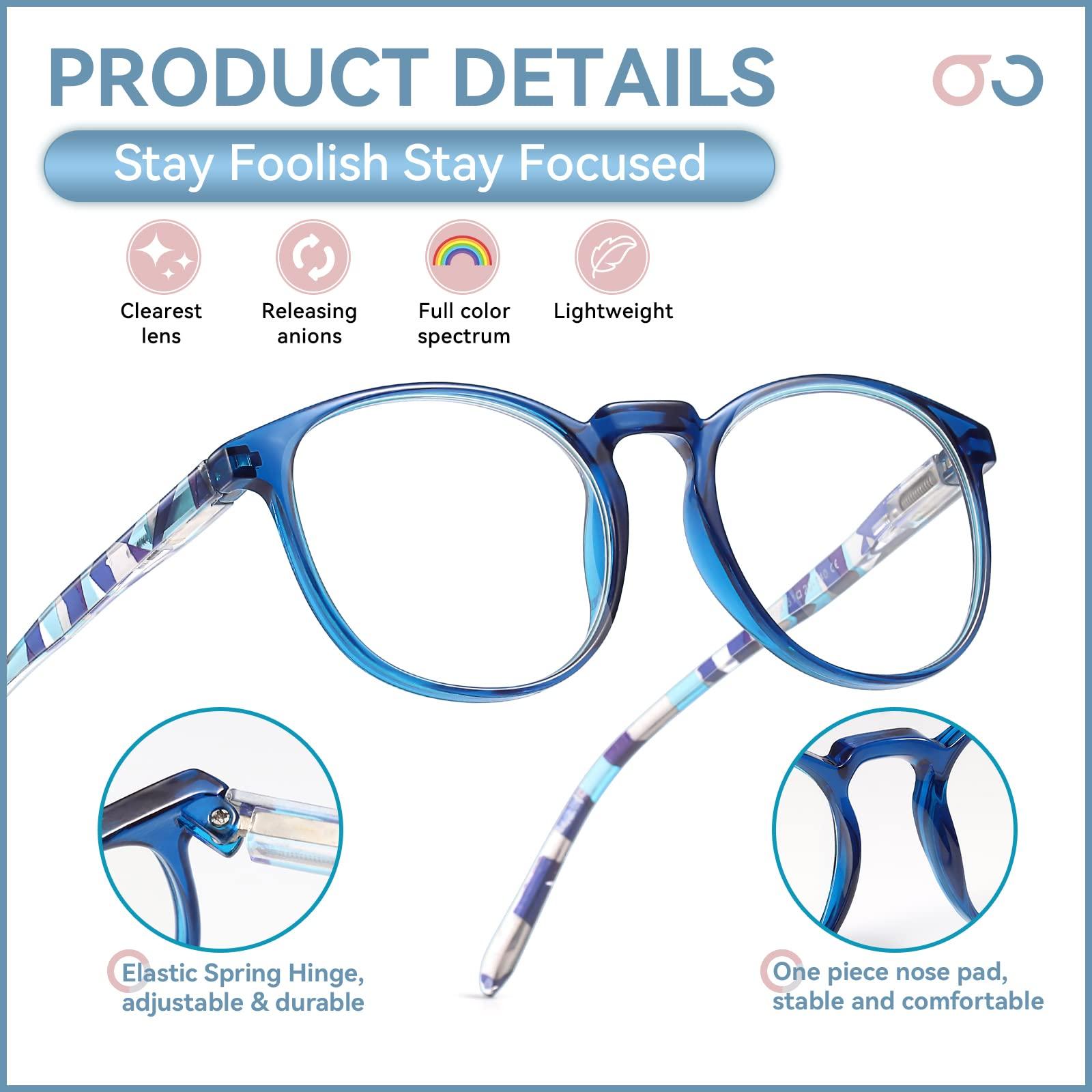 GIBLOGO GIBLOGO Reading Glasses for Women/Reading Glasses Men Eye Glasses Blue Light Reading Glasses Cheaters Eyeglasses