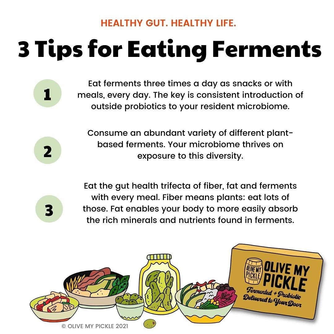 Olive My Pickle Olive My Pickle Live Culture Probiotic Mixed Olives - 6 Pack Olives Individual Packs of Butter Green Pitted Olives, Red Pepper & Garlic Stuffed Green Olives, Greek Olives Mix, Muffuletta Olive Salad