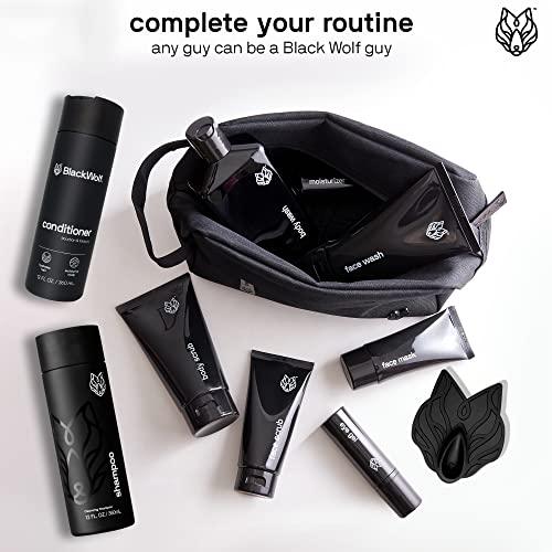 Black Wolf Wush Water Powered Ear Cleaner by Black Wolf, 6 Reusable Replacement Tips - Electric Triple Jet Stream with 3 Pressure Settings Prevents Ear Wax Buildup - Ear Wax Removal Kit