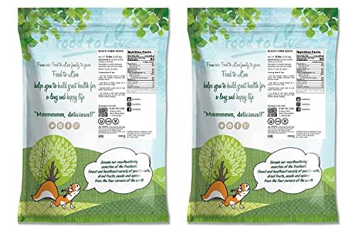 Food to Live Food to Live - Black Cumin Seeds, 16 Pounds  Whole Raw Seeds, Bulk Spice, Vegan. High in Iron, Calcium and Magnesium. Pairs well with Vegetables