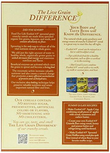 Food for Life Food For Life Ezekiel 4:9 Organic Sprouted Whole Grain Cereal, Original, 16-Ounce Boxes (Pack of 6)