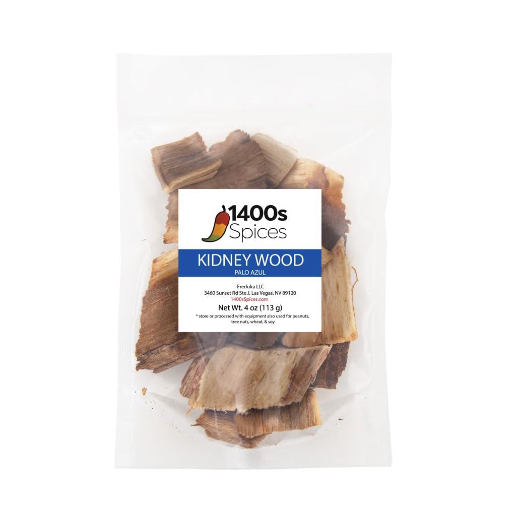 1400S SPICES 4oz Palo Azul Te Herbal, Kidney Wood Herbal Tea, Blue Stick Bark by 1400s Spices
