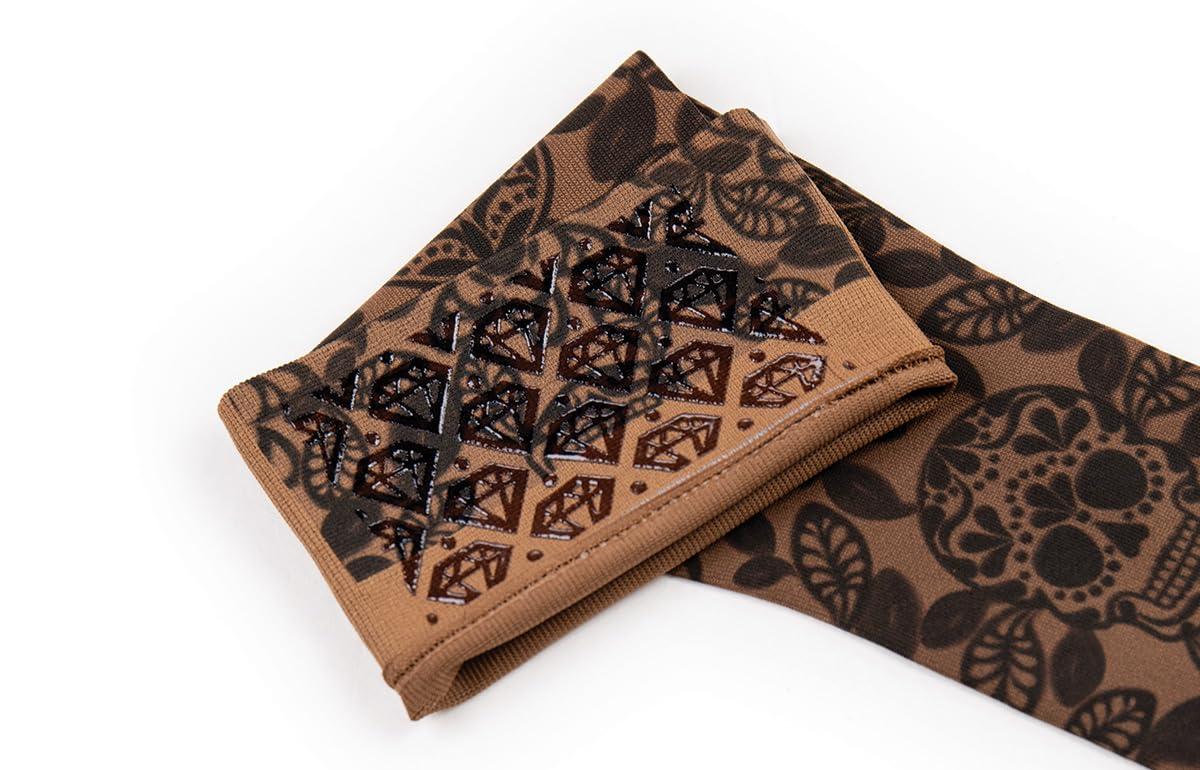 Lymphedivas Lymphedivas Macabre Mocha Medical Graduated Compression Arm Sleeve for Lymphedema (Short 20-30 mmHg Large)