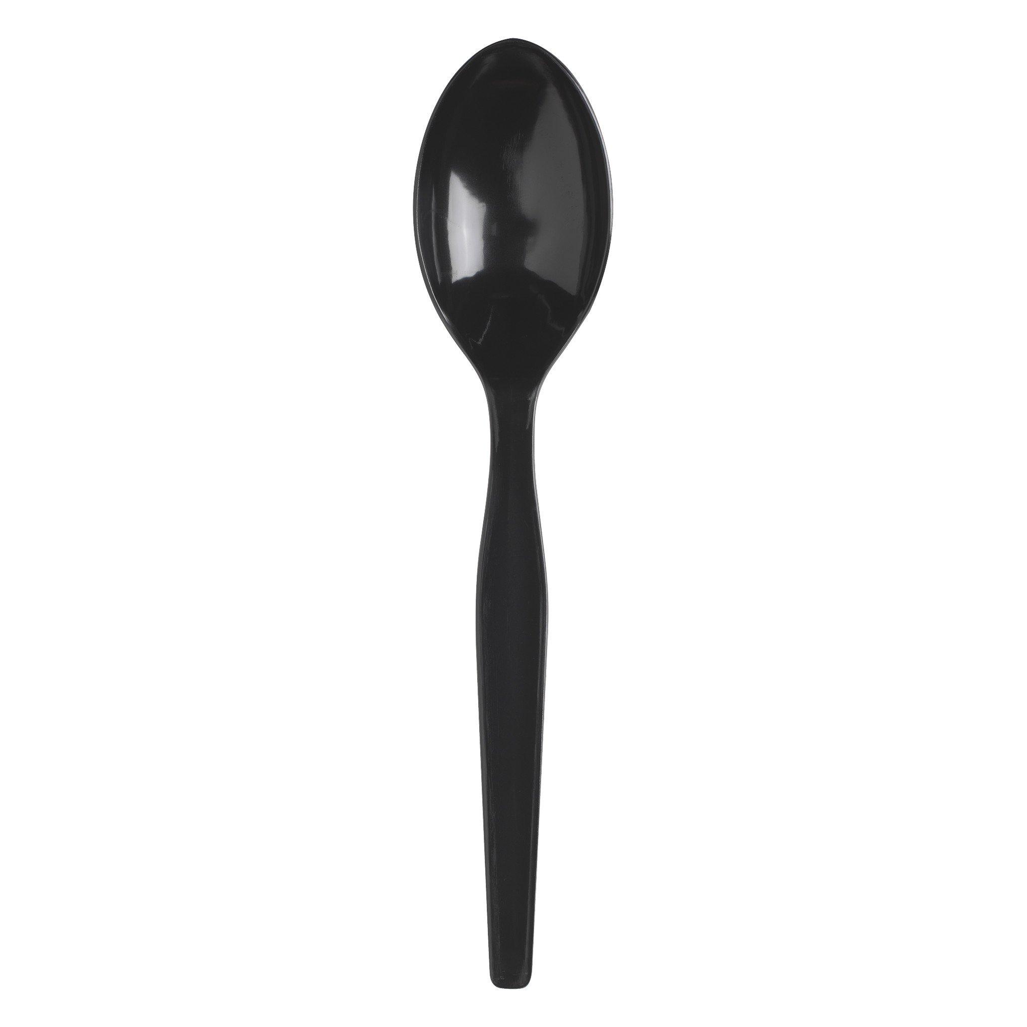 SmartStock Dixie SSS51 SmartStock Plastic Cutlery Refill, Spoons, Black, 40 Per Pack (Case of 24 Packs)