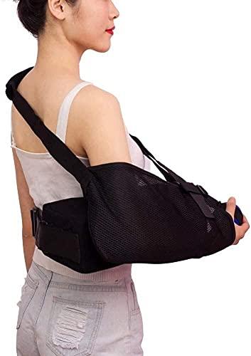 EIERFSKIOT EIERFSKIOT arm Sling Shoulder Sling arm Brace Shoulder immobilizer Shoulder Immobilizer Rotator Cuff Support Brace with Pillow for Men Women Ideal Following Shoulder Dislocation(Size:Leftarm)