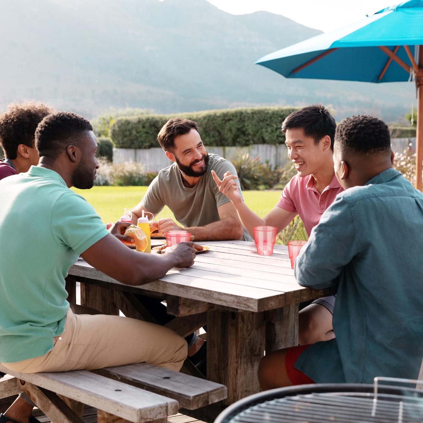 Yungyan Yungyan 1000 Pcs Shot Glasses, 2oz Clear Plastic Disposable Hard Cups, Mini Party Shot Cups Container for Sauce, Sample Tasting, Cocktail, Whiskey, Wine Shots, Pudding