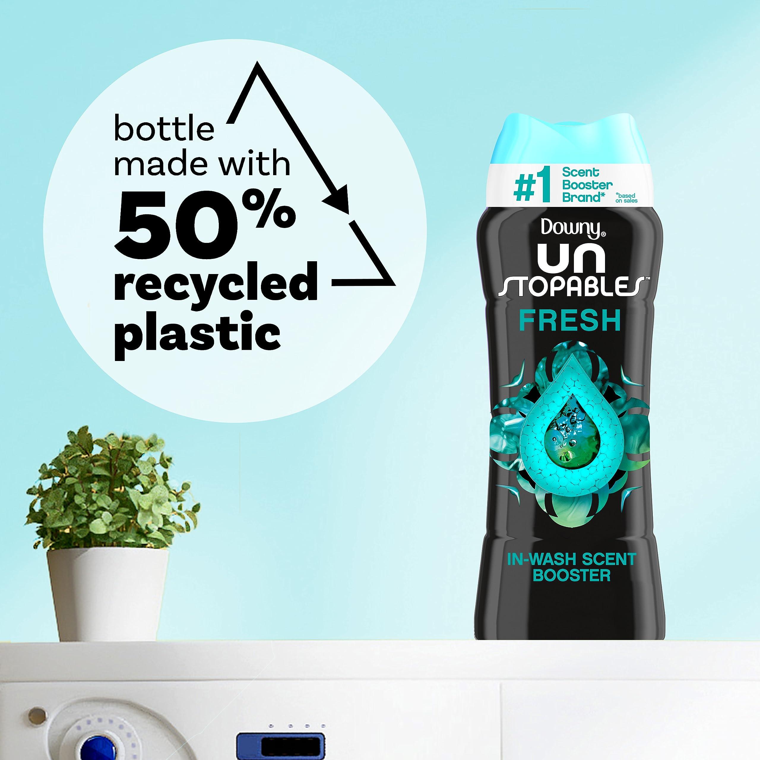 Downy Downy Unstopables In-Wash Scent Booster Beads, FRESH, 18.2 oz