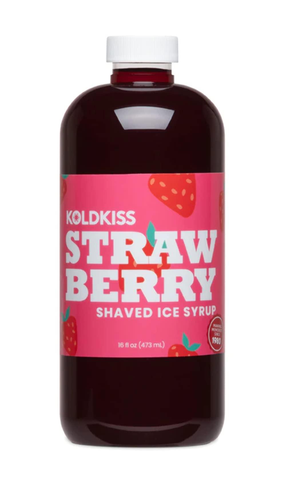 Koldkiss Koldkiss Snow Cone Syrup, Pint (Strawberry)