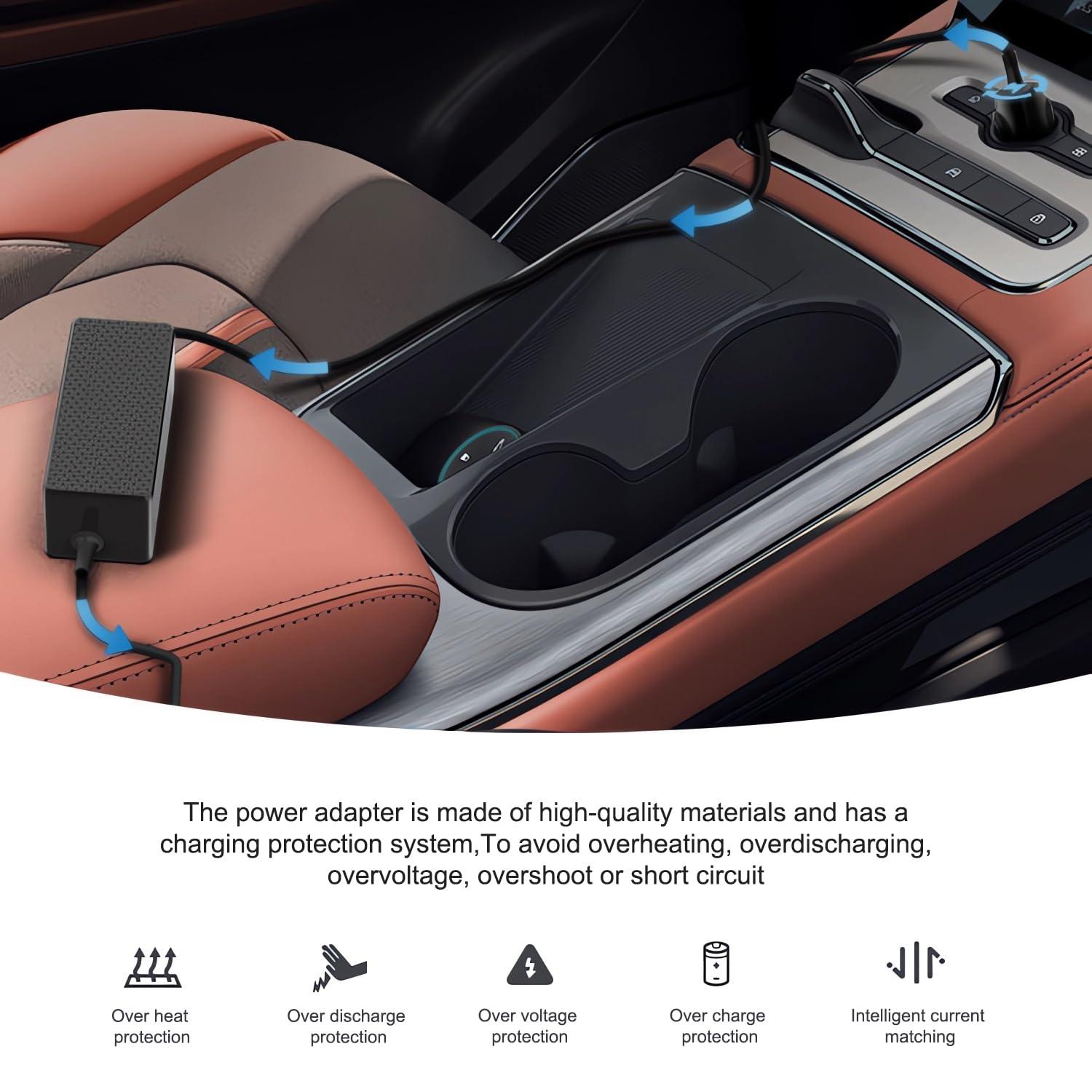 HKY HKY Replacement Resmed AirSense 11 DC Converter 12V-24V Car Charger DC Adapter for All Resmed AirSense 11 CPAP Machine AirSense 11 AutoSet/AirSense 11 Elite CPAP Power Cord Resmed Airsense 11 Supplies