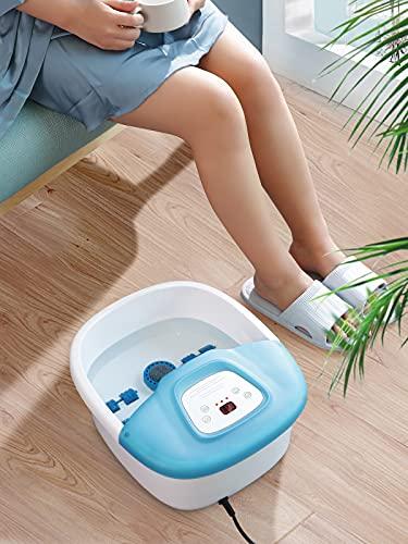 N\\A Foot Spa Bath Massager, Quick Heating Adjust the Temperature Bubble, with Grindstone for Household Use