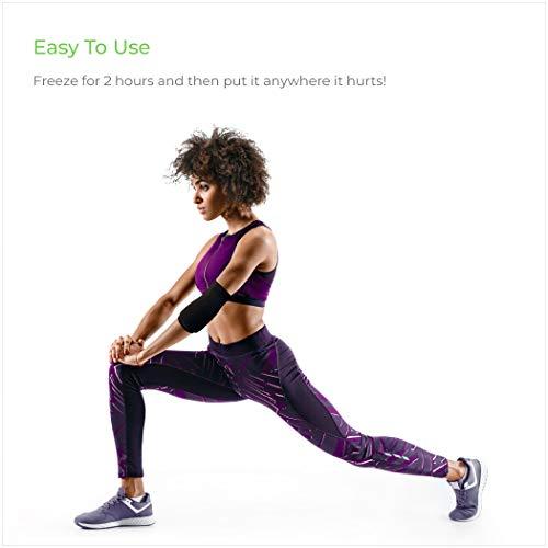 NatraCure FlexiKold Large Gel Ice Pack and NatraCure Gel Cold Sleeve Wrap - Size: Large