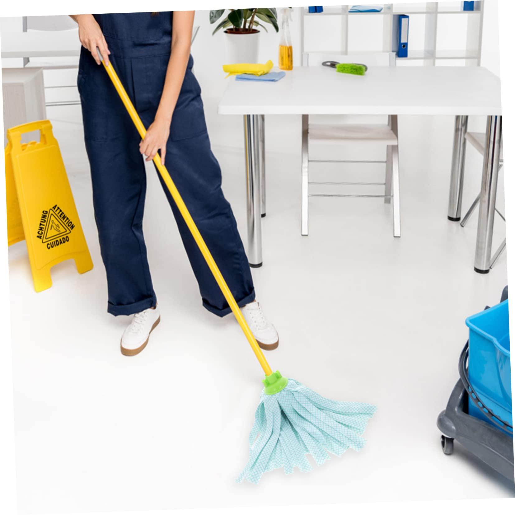 COLLBATH COLLBATH 2pcs Mop Replacement Head Accessories Mop Cleaning Tool Practical Mop Cloth Cleaning Mops Cotton Floor Cleaning Mop Head Mop Refill Floor Mops Scraper