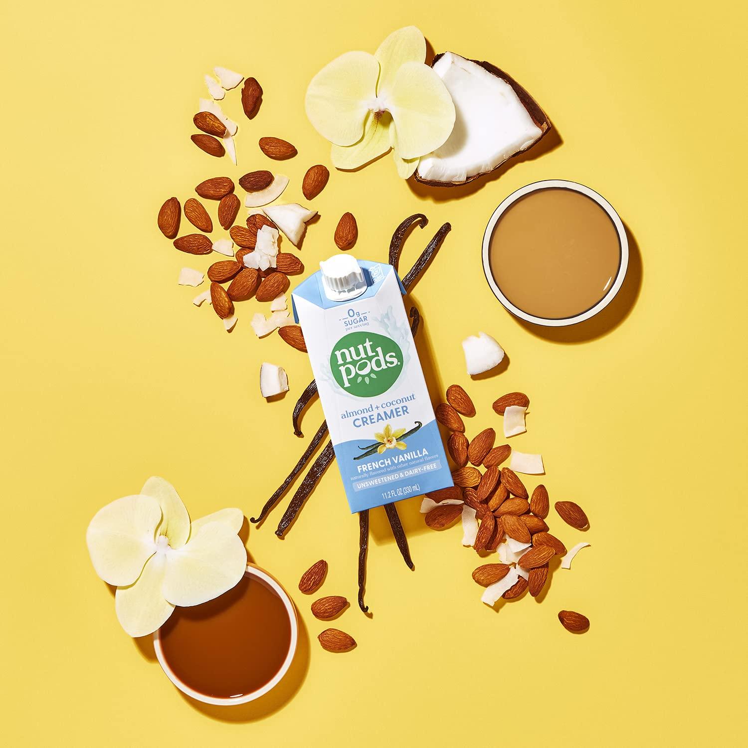 nutpods nutpods Favorites Collection - Unsweetened Non Dairy Creamer - Toasted Marshmallow, French Vanilla and Cinnamon Swirl - Keto Creamer, Whole30, Gluten Free, Non-GMO, Vegan, Sugar Free, Kosher