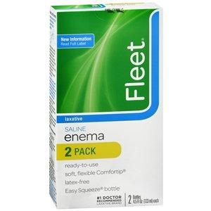 Choice One Fleet Adult Saline Enema 4 1/2 Ounces Each, 1 Twin Pack