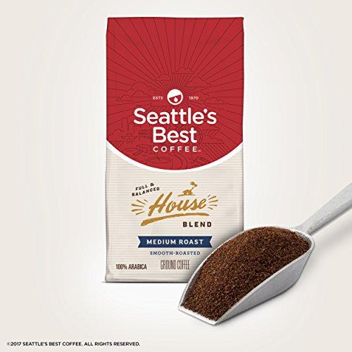 Seattle's Best Coffee Seattle's Best Coffee House Blend Medium Roast Ground Coffee, 12 Ounce (Pack of 1)