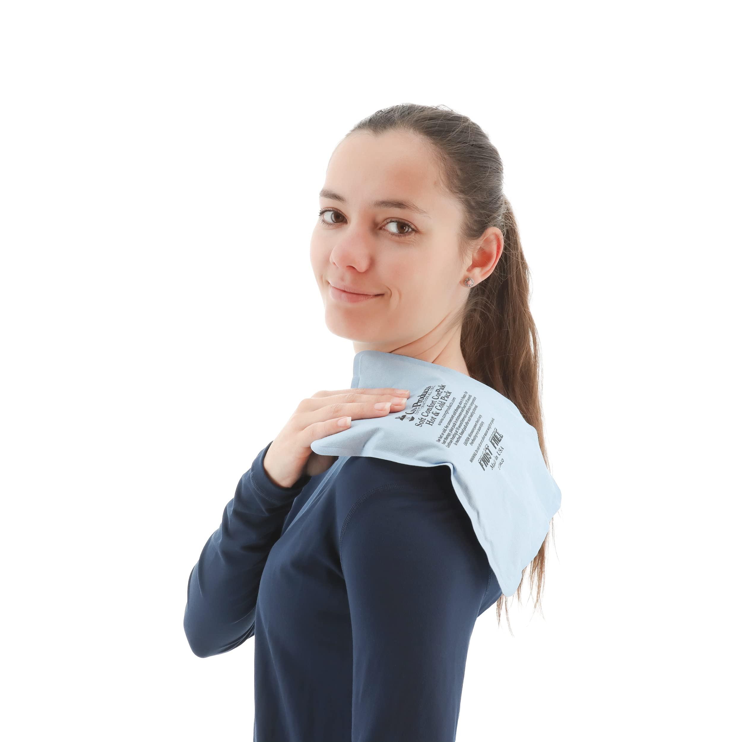 Core Products Core Products Soft Comfort CorPak, No Frost Hot and Cold Therapy Pack - 6\" x 10\", Made in the USA- 2 Pack