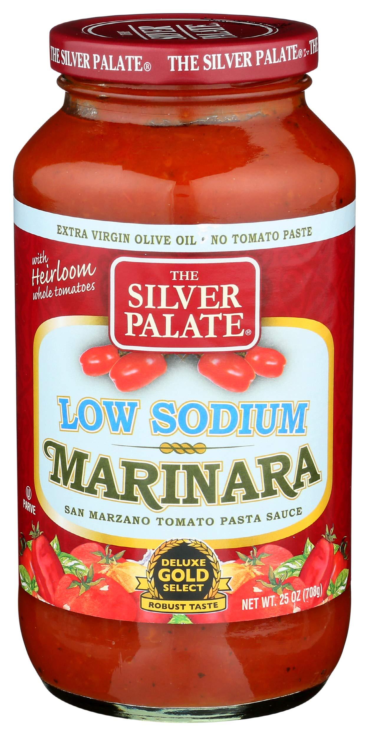 Silver Palate The Silver Palate, Pasta Sauce, Low Sodium Marinara, 25 oz Pack of 4, 1.56 Pound (Pack of 4)