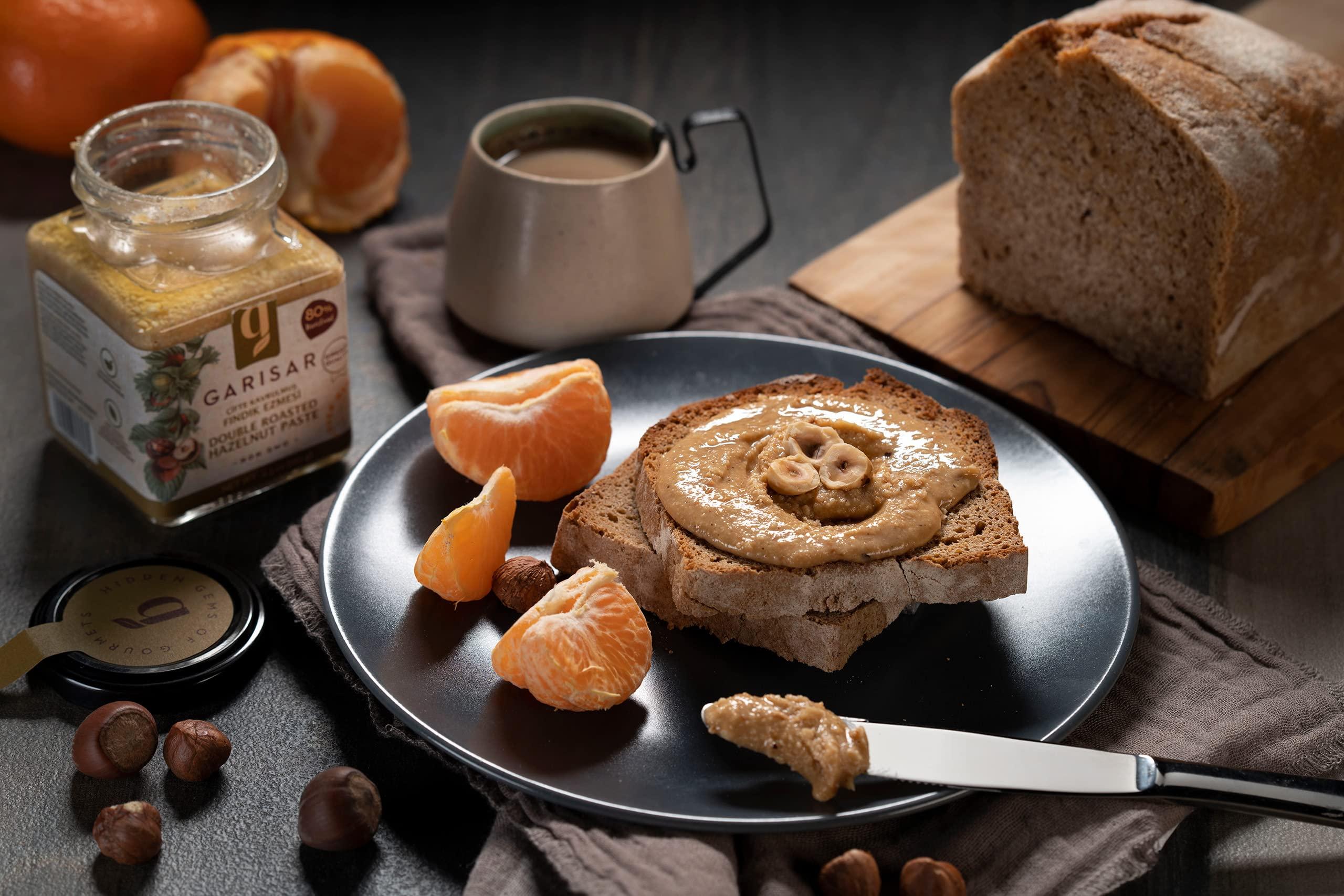 Garisar Garisar - Double Roasted Hazelnut Paste Pure Natural, No Additives, Non-GMO - 80% Hazelnut - 6.03 oz (12)