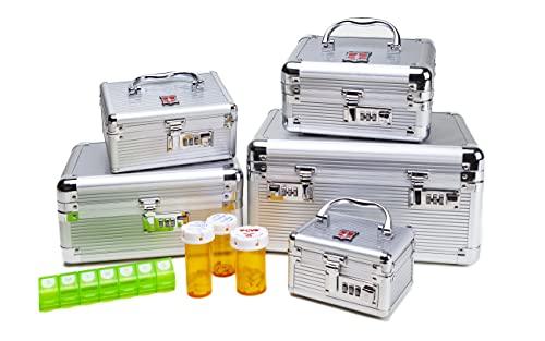 MEDICINE RX SAFE MEDICINE RX SAFE Medication Carrying Case - Mini_Silver