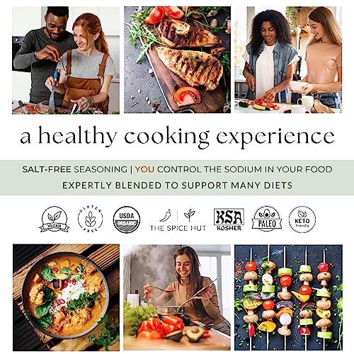 The Spice Hut Spice Hut - Organic Herbes De Provence Seasoning Mix with Lavender, Salt Free, Authentic Provencal Blend- French Herbs de Provence Spice for Cooking Roasted Chicken, Vegetables, Soup / All-Natural, Kosher, Vegan, Gluten Free, Keto -No MSG- 1oz Pack