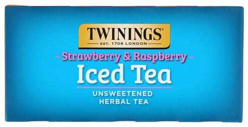 Twinings Twinings Strawberry & Raspberry Herbal Iced Tea Bags, 72 CT
