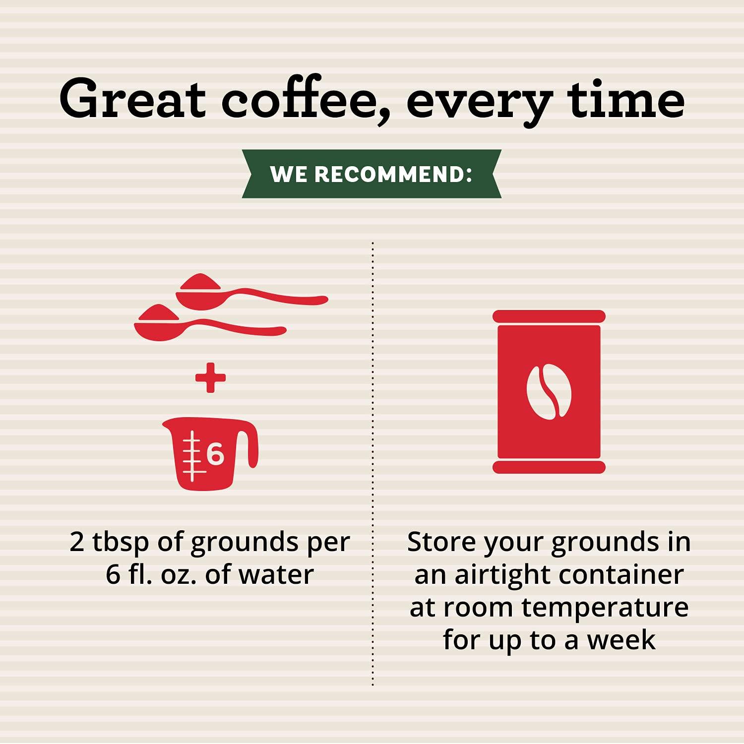 Seattle\'s Best Coffee Seattles Best Coffee, Medium Roast Ground Coffee, House Blend, 100% Arabica, 1 Bag (12 oz)