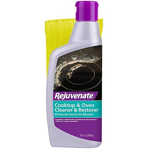 Rejuvenate Rejuvenate Glass and Ceramic Cooktop and Oven Cleaner and Restorer – 10 Ounce Oven Cleaner Includes Free Applicator Pad – Eliminates the Worst Burnt-On Messes