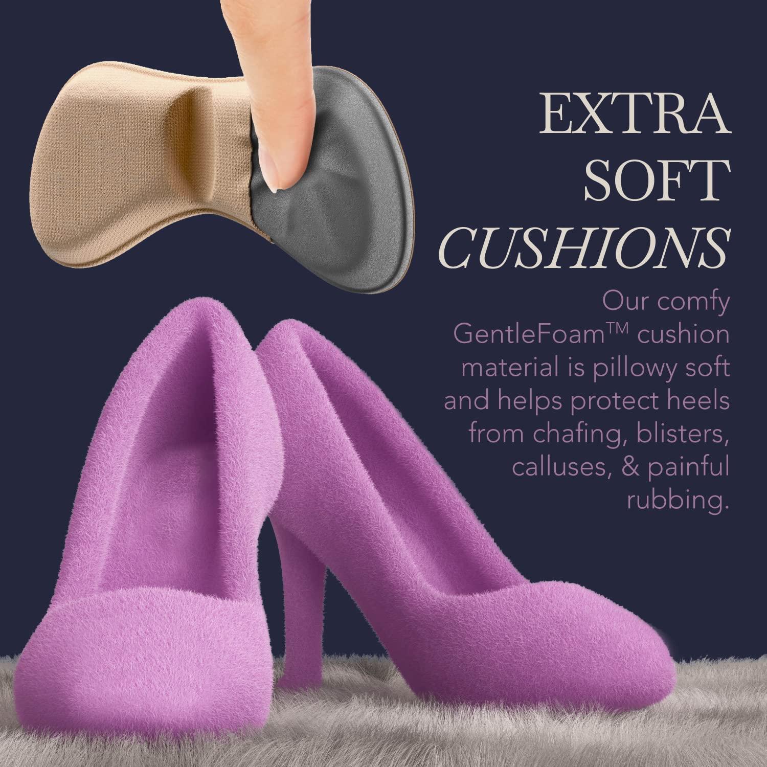 Ballotte Ballotte Heel Grips for Womens Shoes - Heel Protector for Shoes, Shoe Inserts for Women Heels - Heel Cushion for Shoes That are Too Big, High Heel Cushion Inserts Women (Heel Grips 12 Pack Multicolor)