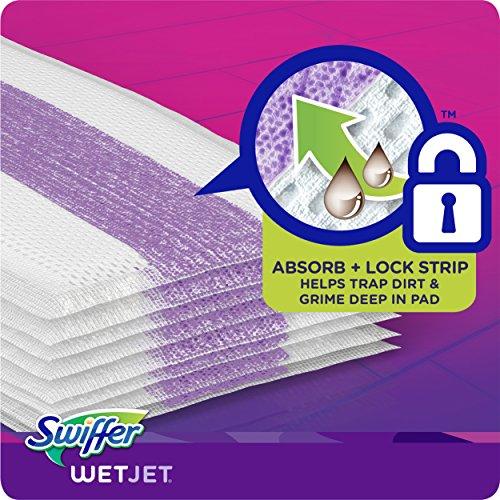 Swiffer Swiffer WetJet Hardwood Floor Cleaner, Spray Mop Pad Refill, Multi Surface, 12 Count (Packaging May Vary)