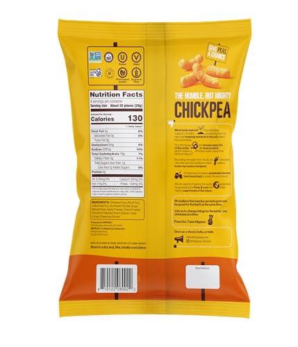 Hippeas Hippeas Chickpea Puffs, Nacho Vibes, 4 Ounce (Pack of 1), 4g Protein, 3g Fiber, Vegan, Gluten-Free, Crunchy, Plant Protein Snacks