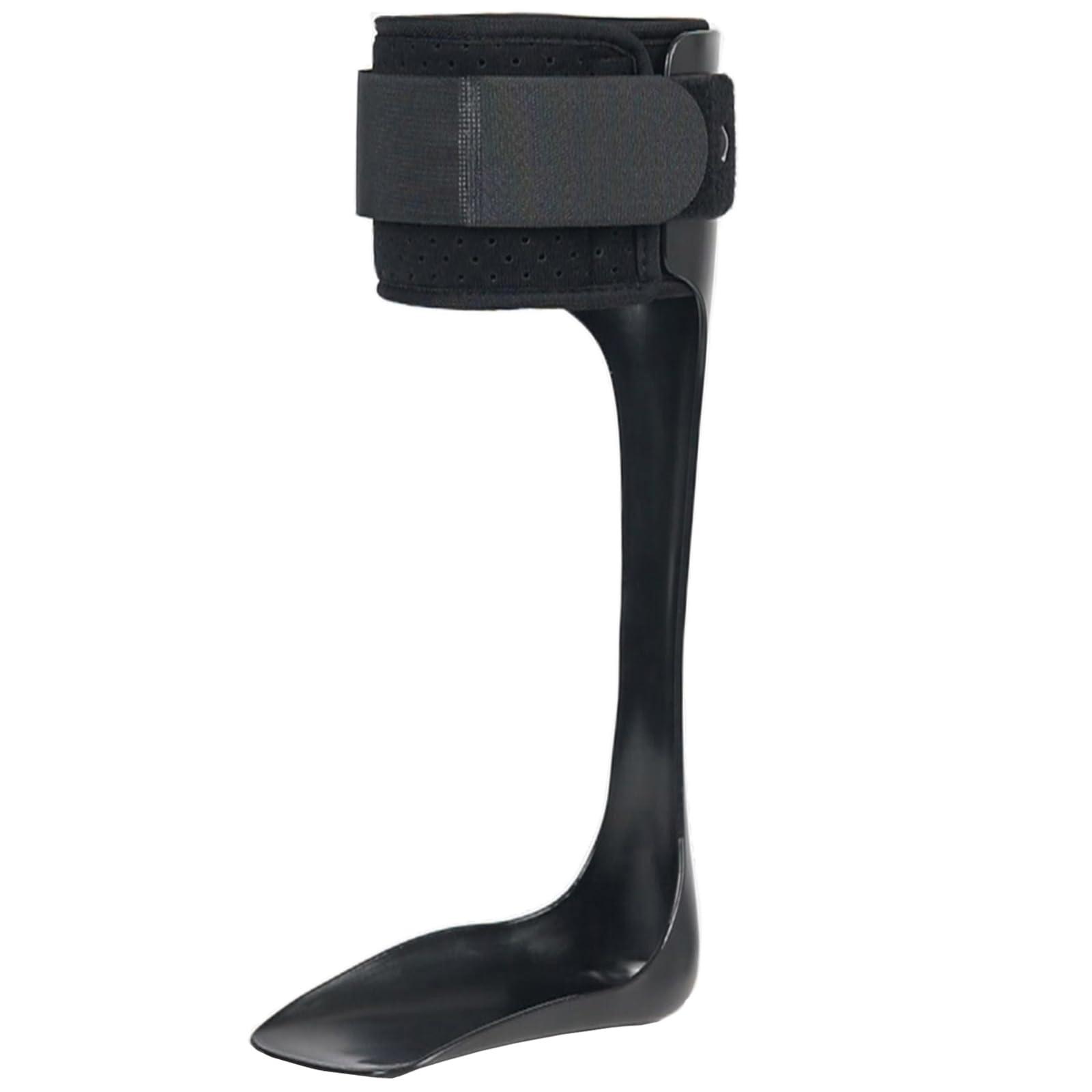 Komzer Komzer AFO Drop Foot Brace, Medical Ankle Foot Orthosis, Lightweight Foot Support Stabilizer, Drop Foot Postural Correction Brace for Men and Women (XL-Right)