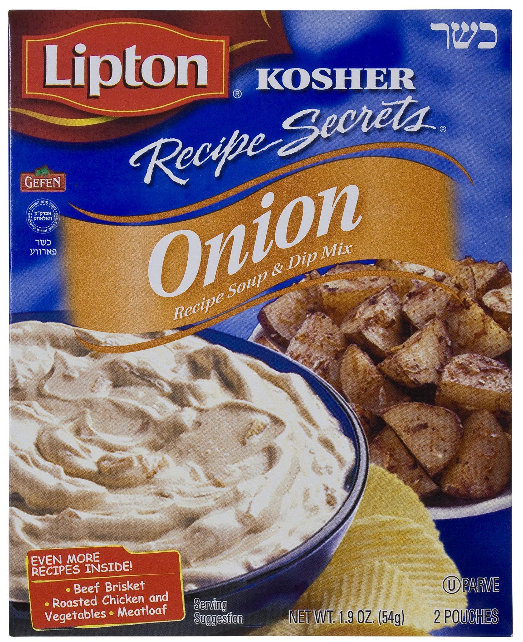 Gefen Lipton Recipe Soup and Dip Mix, Onion 1.9oz (6 Pack)