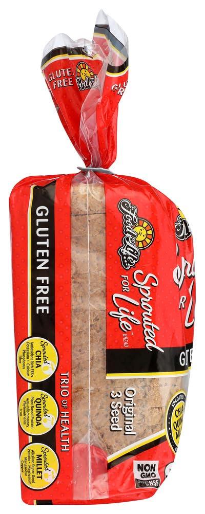 Food for Life Food For Life Bread Gluten Free Sprouted Original, 24 Ounce (Pack of 6)