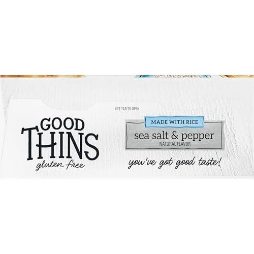 Good Thins Good Thins Sea Salt & Pepper Rice Snacks Gluten Free Crackers, 3.5 oz