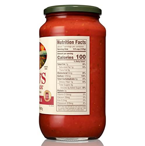 Rao\'s Homemade Rao\'s Homemade Marinara Sauce, 32 oz, All Purpose Tomato Sauce, Pasta Sauce, Carb Conscious, Keto Friendly, All Natural, Premium Quality, With Italian Tomatoes & Olive Oil