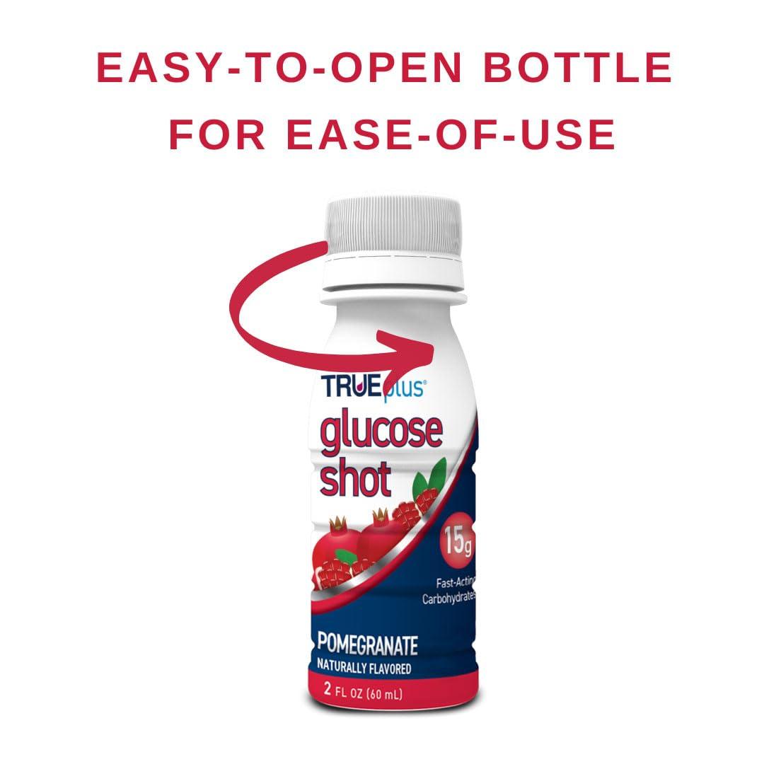 TRUEplus TRUEplus Glucose Shots 12 Bottles - Pomegranate
