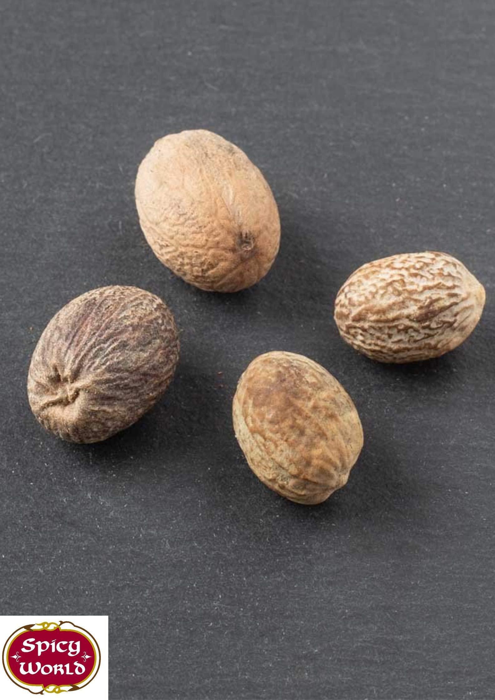 Spicy World Spicy World Whole Nutmeg 1.75 Ounce (50g) - Pure, Non-GMO, All Natural, Vegan