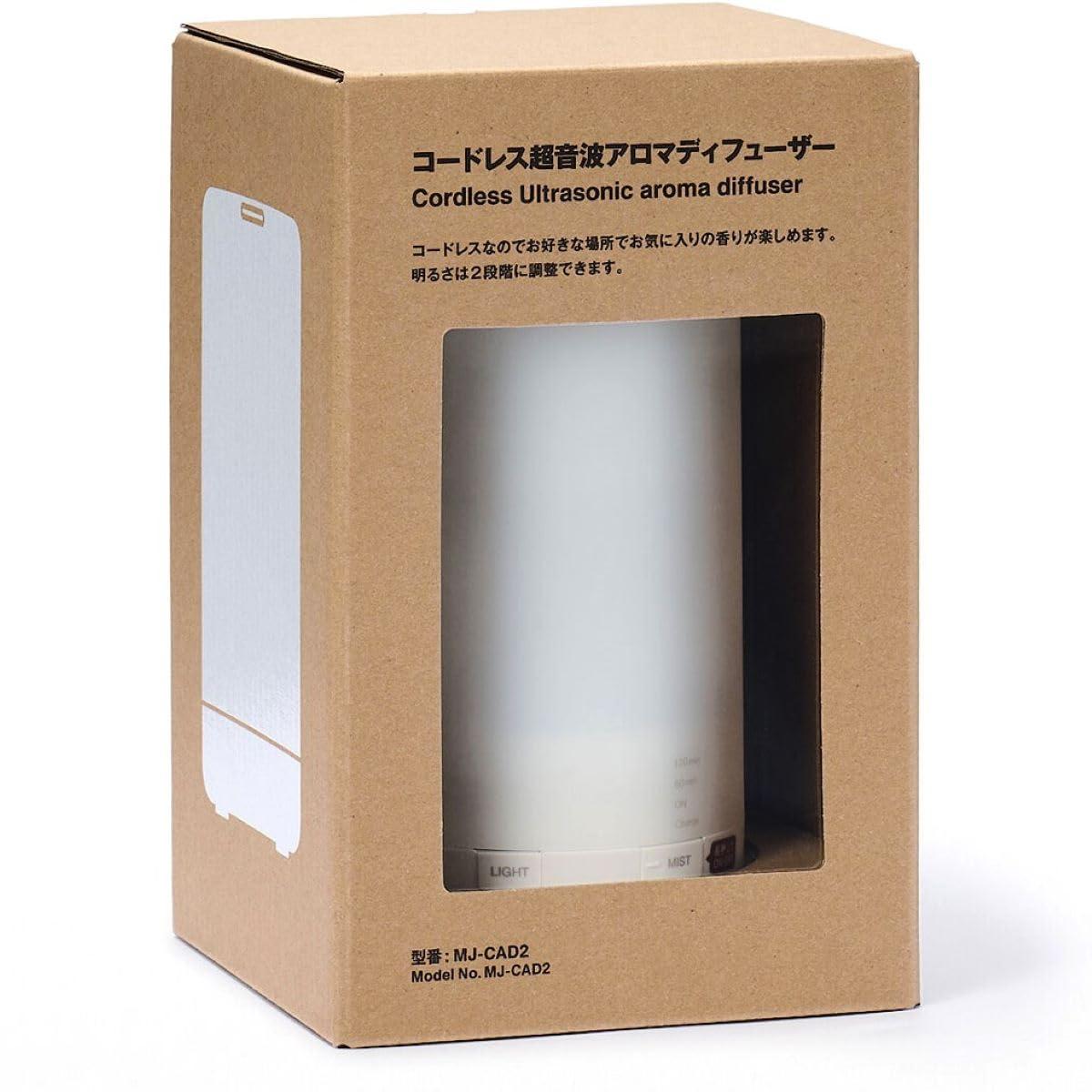 MUJI MUJI Aroma Diffuser/LED Lighting Cordless Ultrasound/MJ-CAD2, White