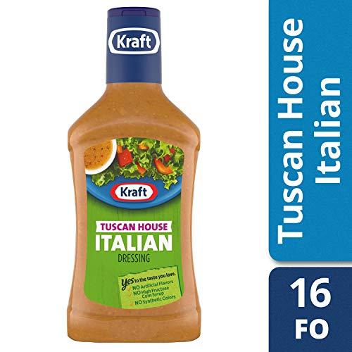 Kraft Kraft Tuscan House Italian Dressing & Marinade, 16-Ounce Plastic Bottles (Pack of 6)