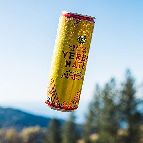 Guayaki Organic Yerba Mate, Sparkling Cranberry Pomegranate, 12 Ounce (pack Of 12)