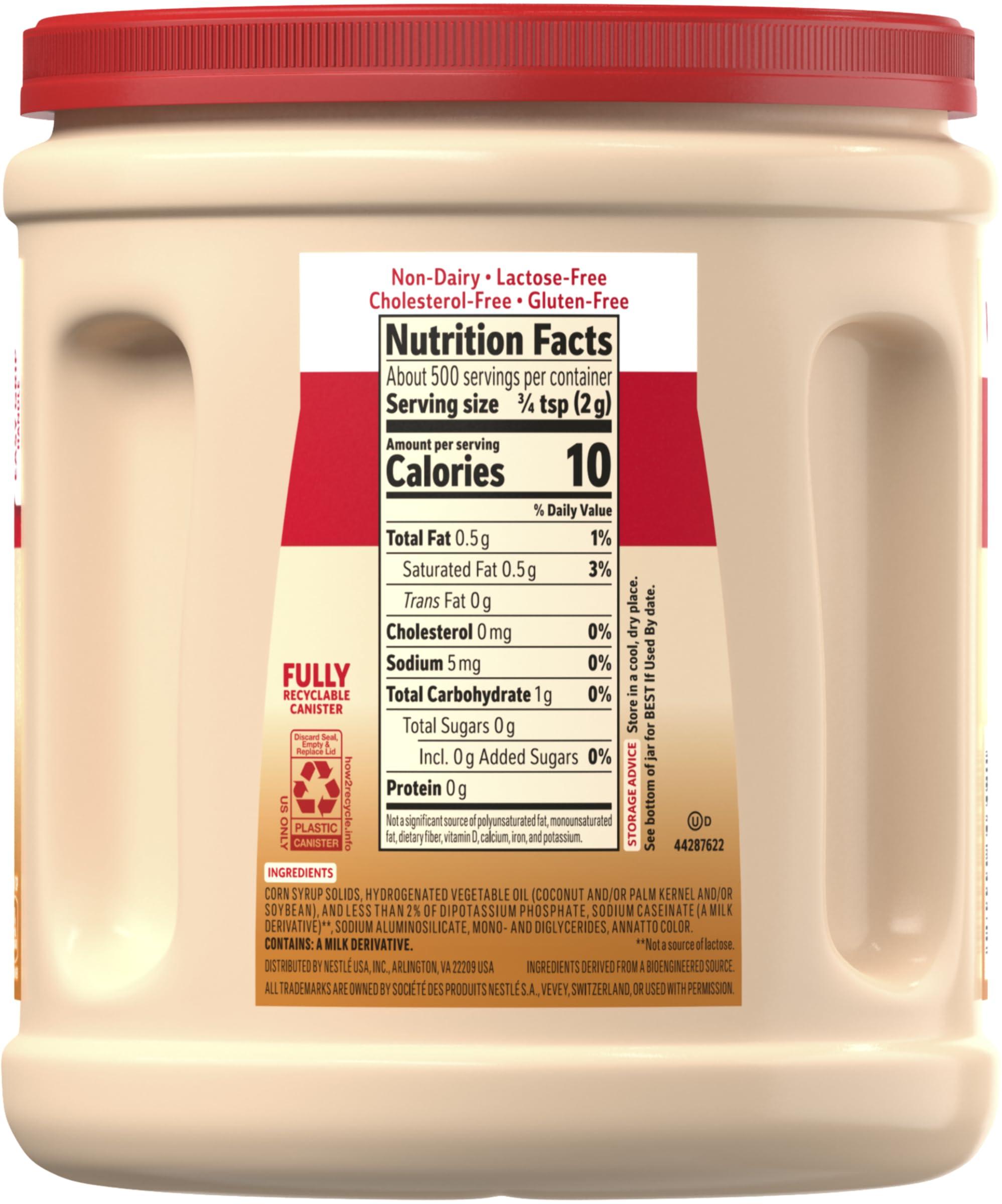 Coffee Mate Coffee mate Original Powder Creamer, 35.3 oz Canister with Stainless Steel Measuring Spoons