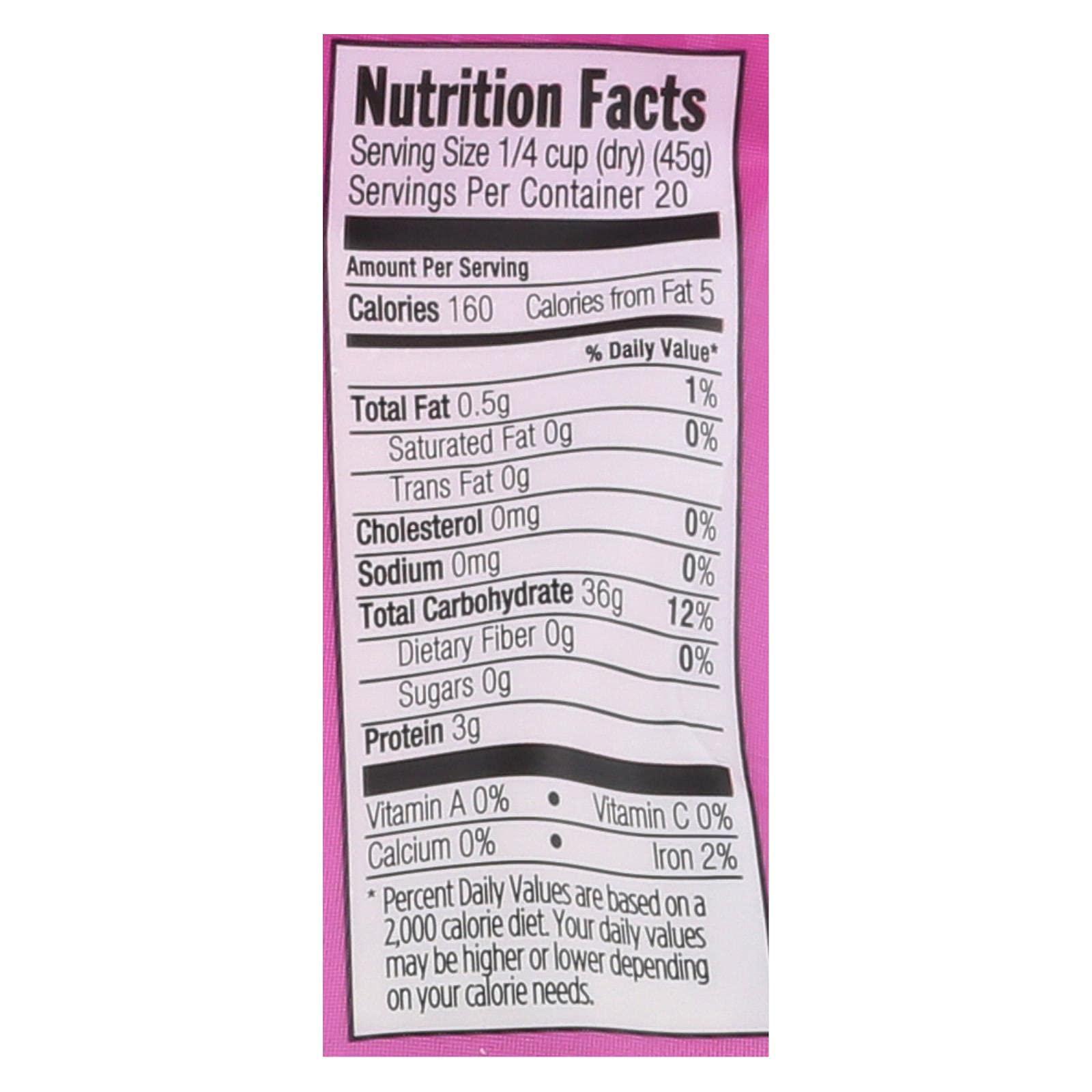 Lundberg Lundberg Family Farms, Rice, Og1, Jasmine, White, Pack of 6, Size - 2 LB, Quantity - 1 Case6