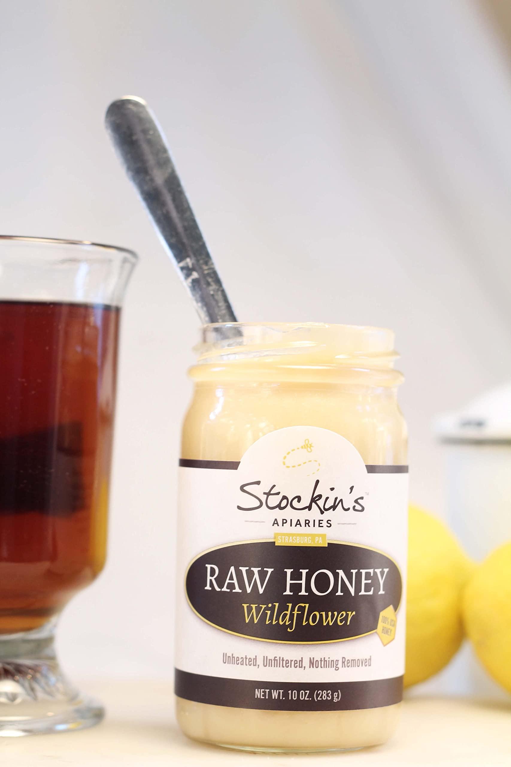 Stockin's Apiaries Stockin's Apiaries Raw Wildflower Honey, Unheated, Unfiltered, & Nutritious, 35.2 Oz.
