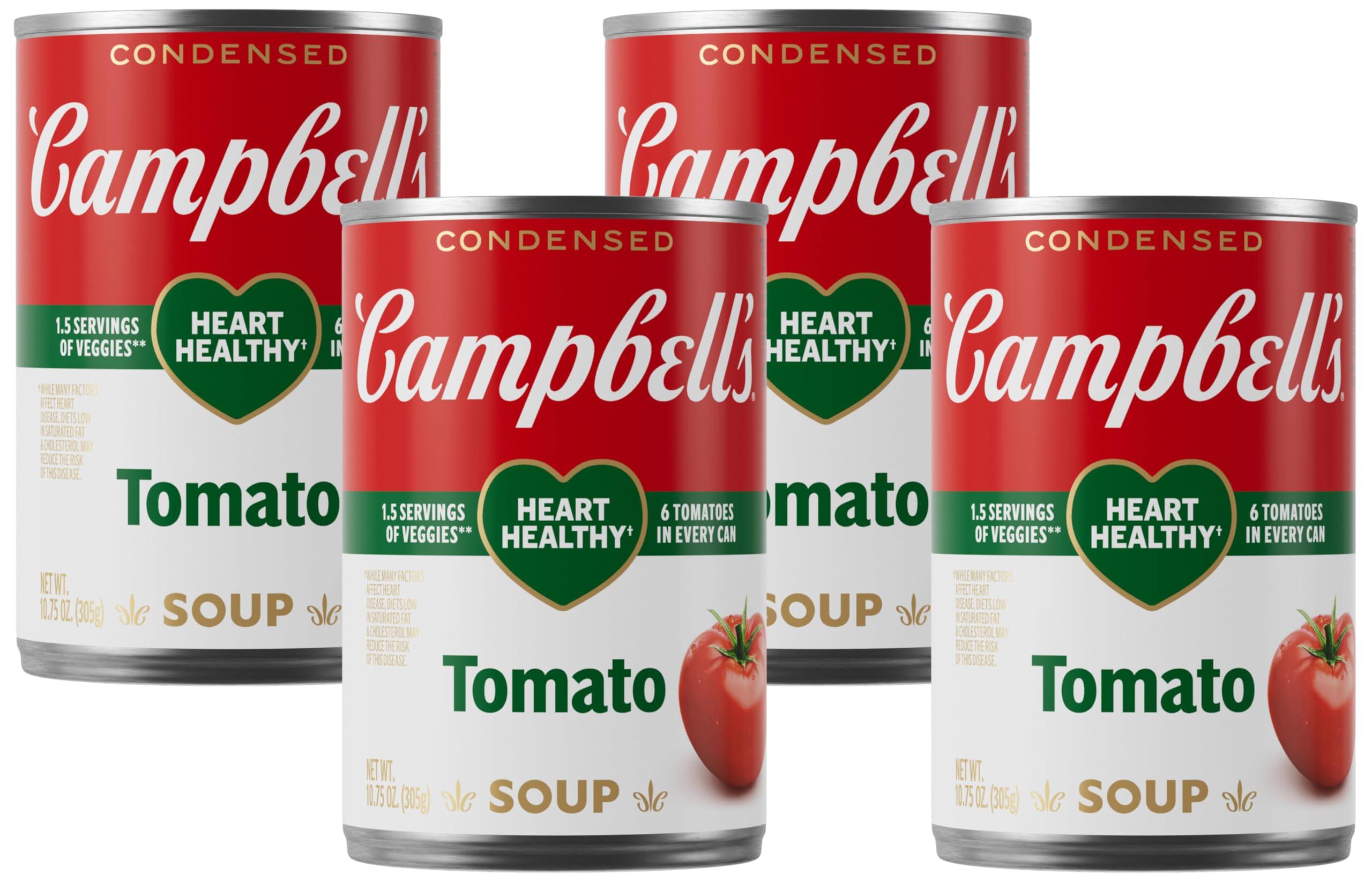 Campbell\'s Campbell\'s Condensed Healthy Request Tomato Soup, 10.75 Ounce Can (Pack of 4)