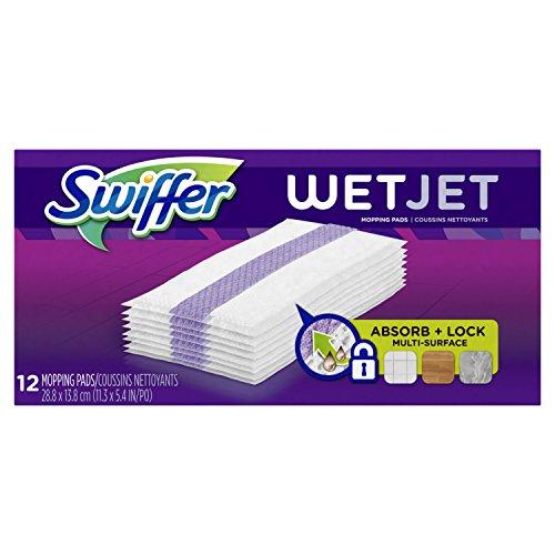 Swiffer Swiffer WetJet Hardwood Floor Cleaner, Spray Mop Pad Refill, Multi Surface, 12 Count (Packaging May Vary)