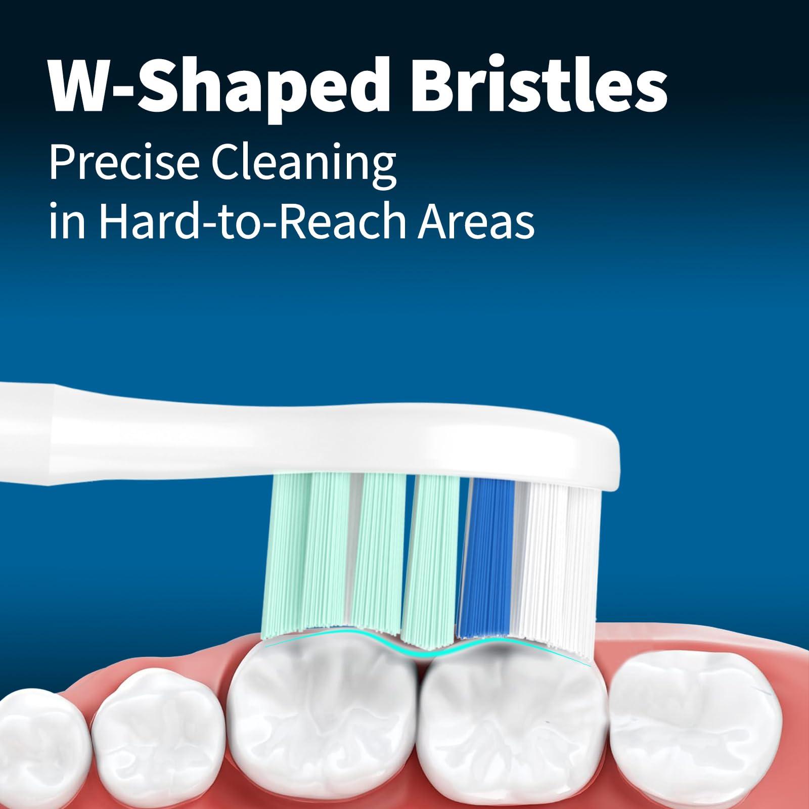 Joryama Replacement Toothbrush Heads for Philips Sonicare Replacement Heads, Electric Replacement Brush Head Compatible with Phillips Sonicare C2 C1 4100,12 Pack