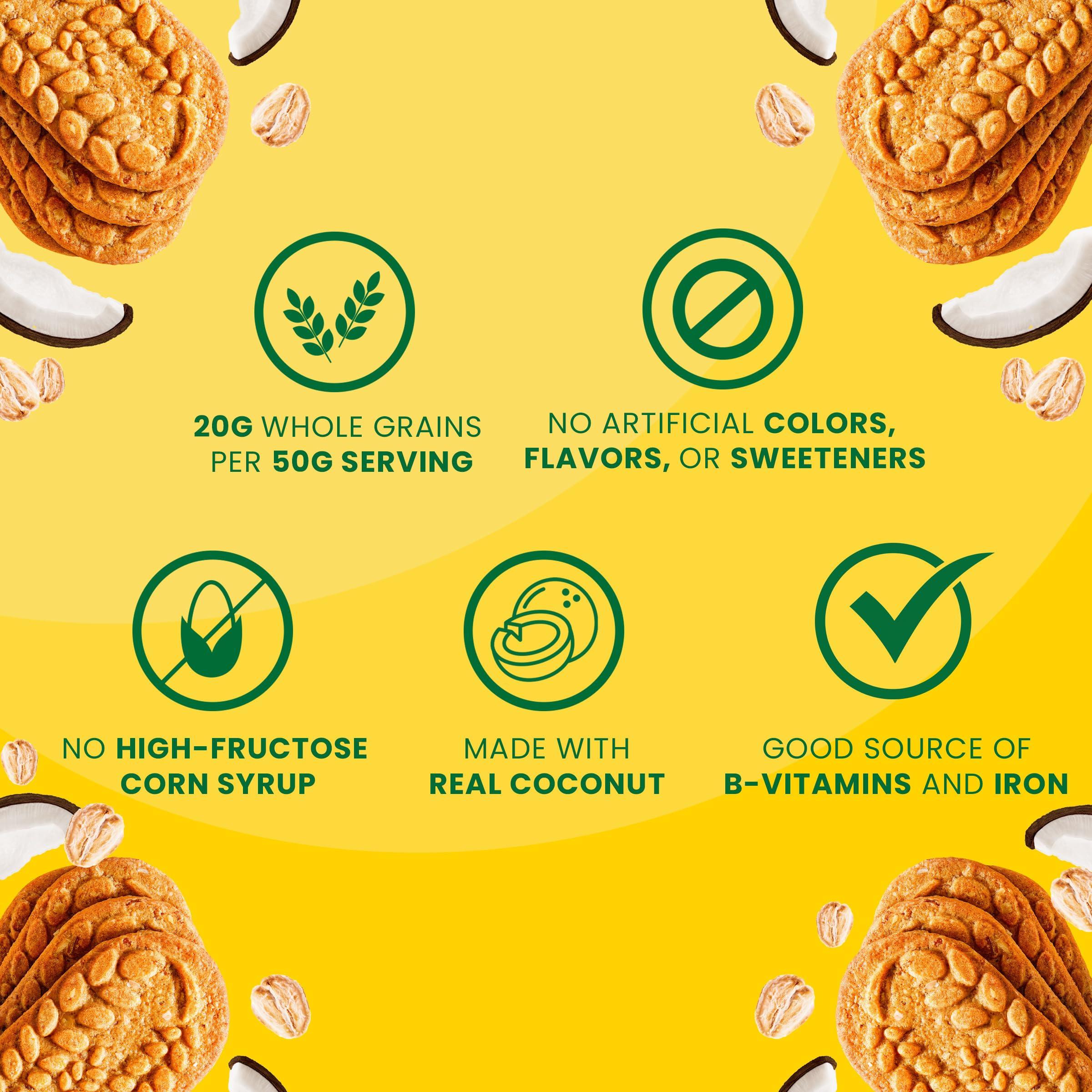 Belvita belVita Toasted Coconut Breakfast Biscuits, 5 Packs (4 Biscuits Per Pack)