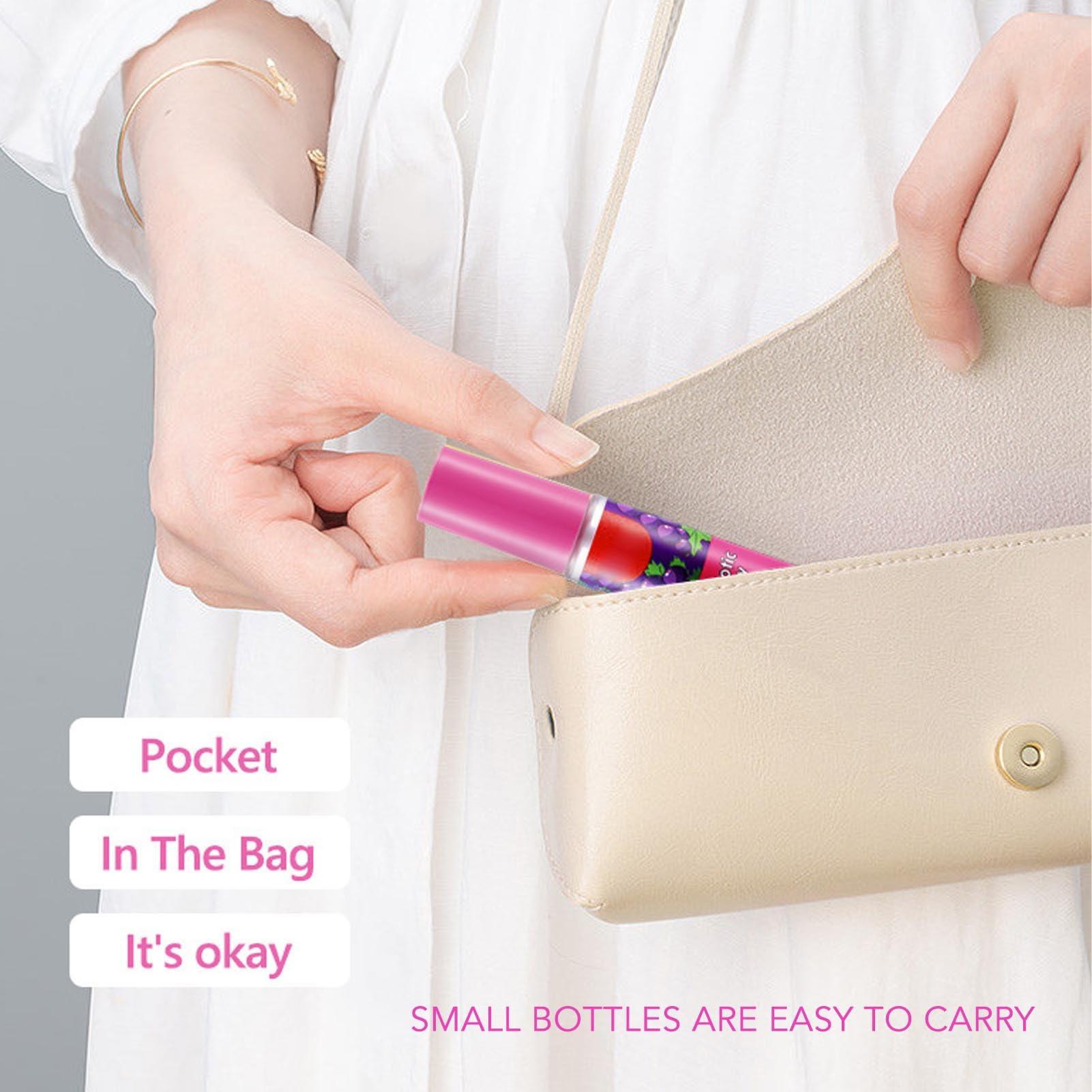 LUCKDANO 20ml Mouth Spray, Long Lasting Mouth Spray Grape Flavor Portable Moisturizing Breath Freshener for Adults Teens Fights Bad Breath