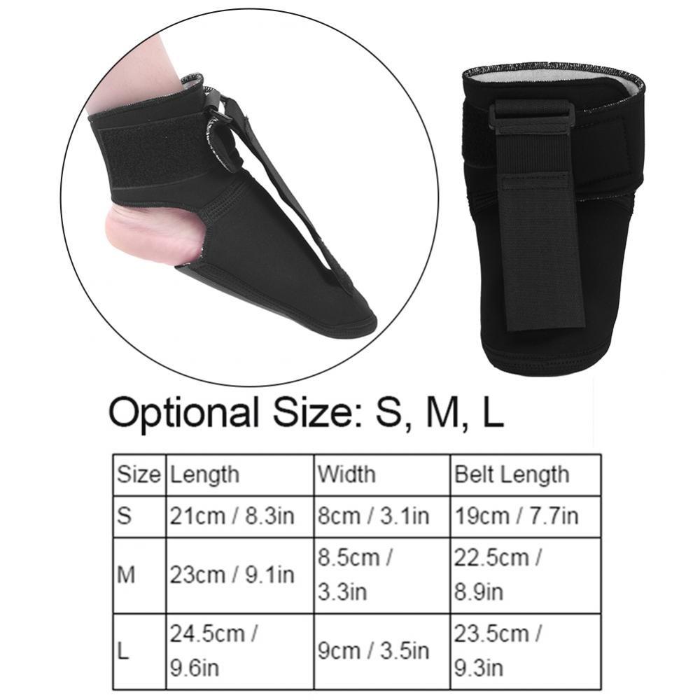 Semme Foot Drop Devices,Foot Splint Fascitis Plantar Nocturnal Posterior Foot Drop Ankle Fasciitis Plantar Foot Injury Night Instep with Orthopedic Rehabilitation(L)