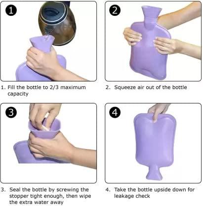 HERDEM Herdem Hot Water Bottle Bag for Pain Relief (Multicolor)